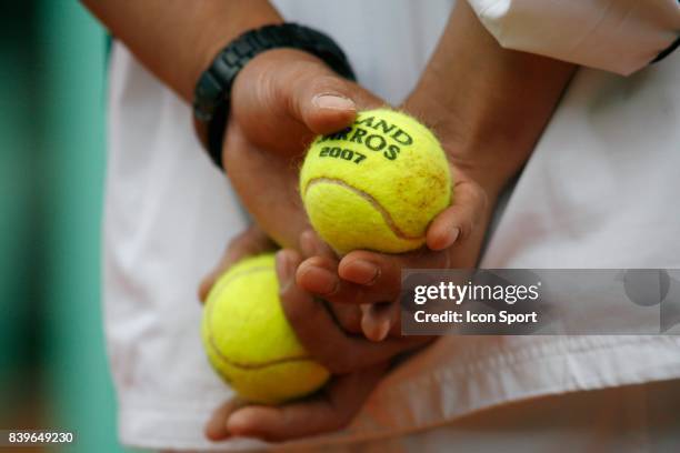 Balle de tennis - - Roland Garros 2007 - Paris,