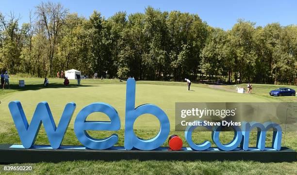 Denny McCarthy hits his drive on the 16th hole during round three of the WinCo Foods Portland Open at Pumpkin Ridge Golf Club - Witch Hollow on...