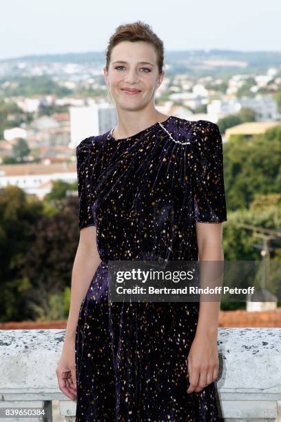 Actress of the movie "Nos annees folles", Celine Sallette attends the 10th Angouleme French-Speaking Film Festival : Day Five on August 26, 2017 in...