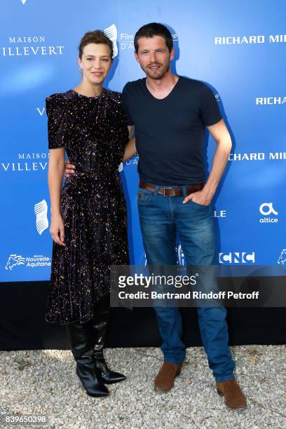 Actors of the movie "Nos annees folles", Celine Sallette and Pierre Deladonchamps attend the 10th Angouleme French-Speaking Film Festival : Day Five...