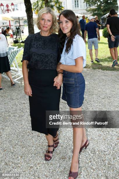 Actresses of the movie "Jalouse", Karin Viard and Anais Demoustier attend the 10th Angouleme French-Speaking Film Festival : Day Five on August 26,...