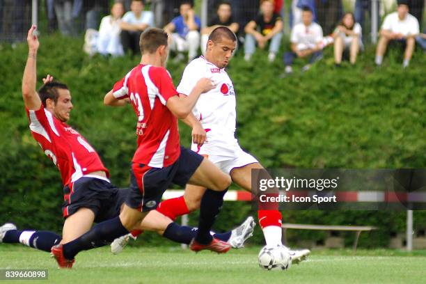 Milan BAROS - - Lyon / Lille - Match amical,