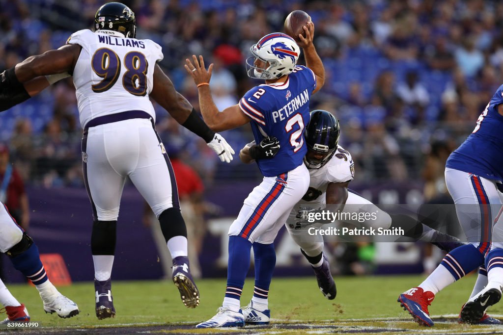 Buffalo Bills v Baltimore Ravens