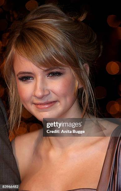 Actress Eliza Bennett attends the "Inkheart" world premiere on December 9, 2008 in Berlin, Germany.