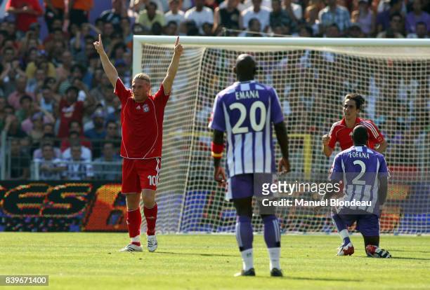 Joie de Andriy VORONIN - Toulouse / Liverpool - - 3eme tour preliminaire Champions League 20072008 -
