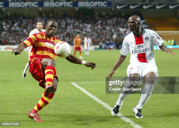 Zoumana CAMARA - - Lens / PSG - 2eme journee de Ligue 1 - 2007/2008 -