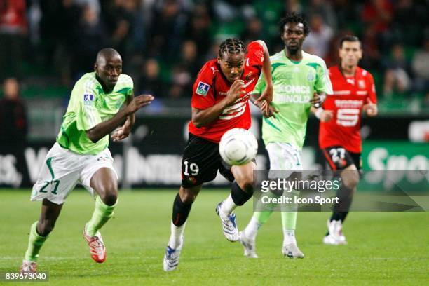 Mouhamadou DABO / Jimmy BRIAND - - Rennes / Saint Etienne - 3eme journee de Ligue 1 -