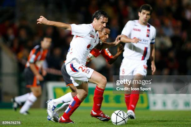 Sebastien SQUILLACI - - Lorient / Lyon - 4eme journee de Ligue 1 -