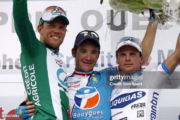 Thor HUSHOVD / Thomas VOECKLER / Danilo DI LUCA - - GP de Plouay ,