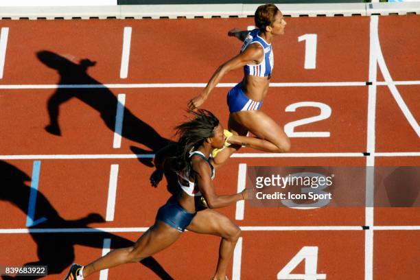 Christine ARRON - 100m - - Decanation 2007 - Stade Charlety - Paris -