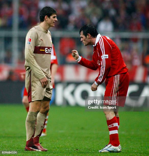 Maroi GOMEZ / Willy SAGNOL - - Bayern Munich / VfB Stuttgart - Bundesliga,