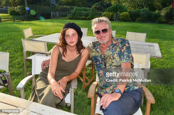 Sophia Huth and Hanno Huth attend Anne Hearst McInerney and Jay McInerney's celebration of Amanda Hearst and Hassan Pierre's Maison de Mode at a...