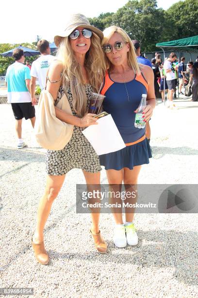 Marci Klein and Jane Krakowski attend the Third Annual Johnny Mac Tennis Project Pro Am Event at Sportime on August 26, 2017 in Amagansett, New York.