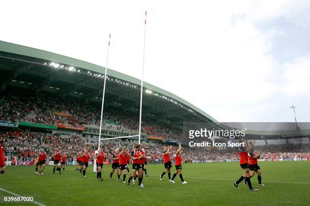 Tour d Honneur du CANADA - - Pays de Galles / Canada - Coupe du monde de Rugby 2007 - Stade de la Beaujoire de Nantes -