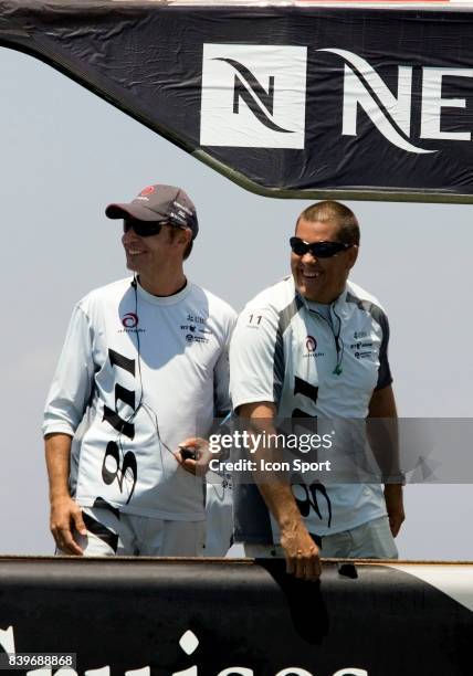 Ernesto BERTARELLI / Dean PHIPPS - - Seance d entrainement d Alinghi et de Luna Rossa - Valence,