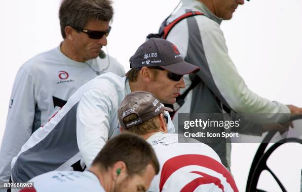 Ernesto BERTARELLI - - Seance d entrainement d Alinghi et de Luna Rossa - Valence,