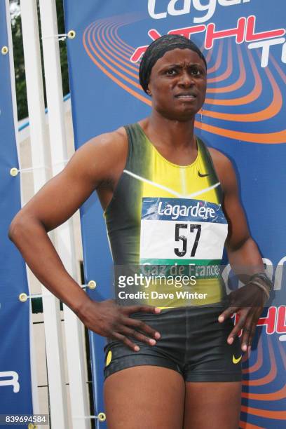 Eunice BARBER - 200m - - Meeting Lagardere Athle Tour - Stade Jean Bouin - Paris,