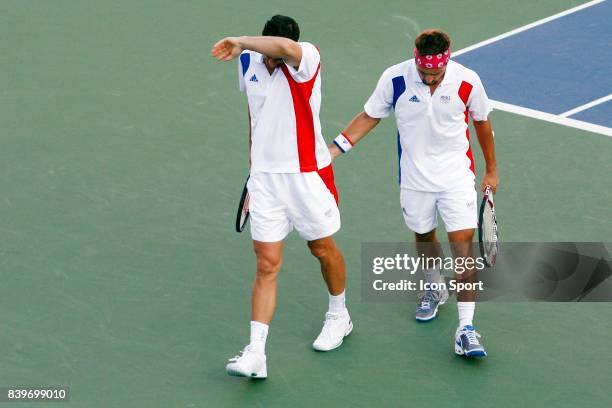 Michael LLODRA / Arnaud CLEMENT - - Finale du double tennis - Jeux Olympiques - Pekin,