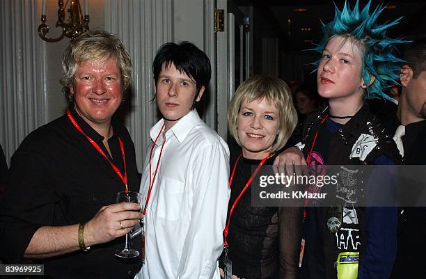 Chris Frantz and Tina Weymouth of Talking Heads with kids Robin Frantz and Egan Frantz