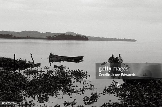 kampala, lake victoria, uganda. - kampala stock pictures, royalty-free photos & images