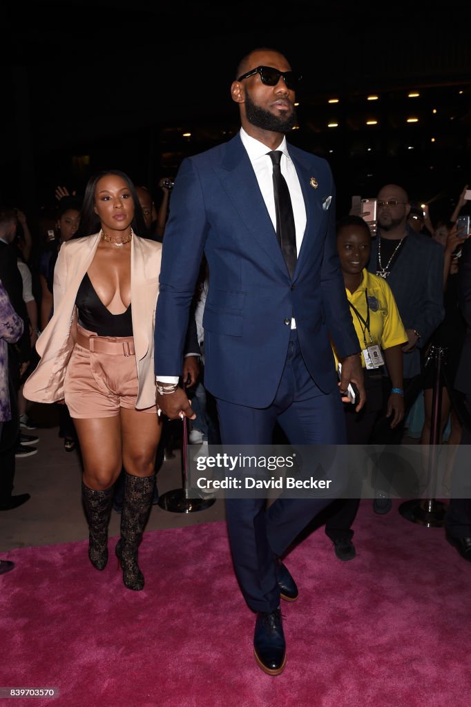 "SHOWTIME, WME|IMG, and MAYWEATHER PROMOTIONS VIP Pre-Fight Party Arrivals on the T-Mobile Magenta Carpet For "Mayweather VS McGregor"