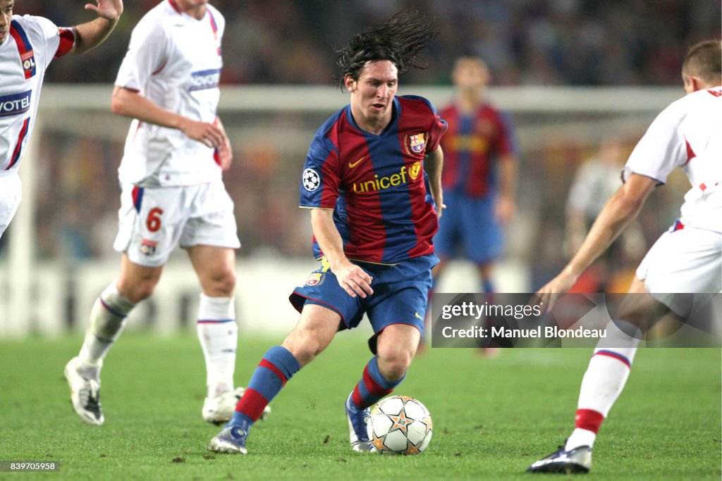 Lionel MESSI Barcelone Lyon Champions League 2007 2008 News lionel-messi-barcelone-lyon-champions-league-2007-2008-news