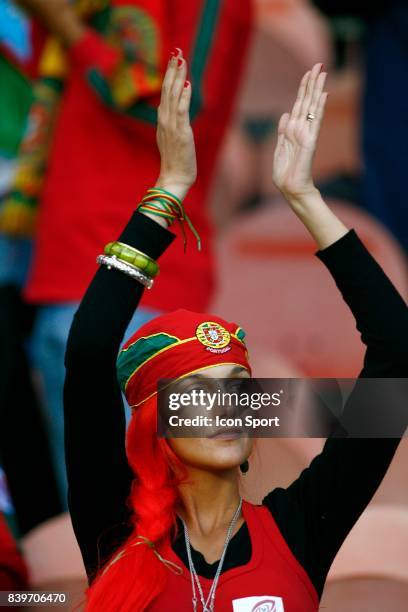 Supportrice Portugal - - Italie / Portugal - Coupe du Monde de Rugby 2007 -