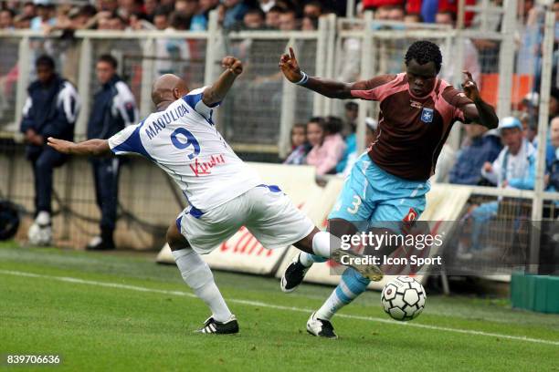 Toifilou MAOULIDA / Ismaila TAIWO - - Auxerre / Marseille - 9e journee Ligue 1,