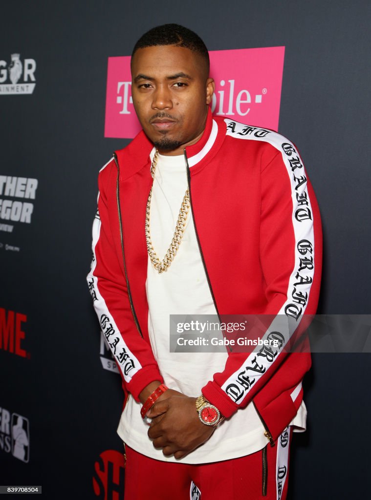 "SHOWTIME, WME|IMG, and MAYWEATHER PROMOTIONS VIP Pre-Fight Party Arrivals on the T-Mobile Magenta Carpet For "Mayweather VS McGregor"