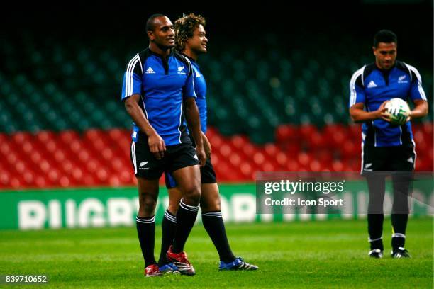 Joe ROKOCOKO - - Captain's run - Entrainement equipe de Nouvelle Zelande au Millenium Stadium de Cardiff -