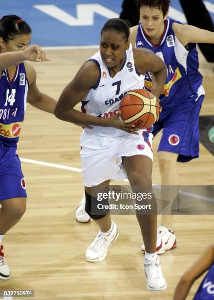 Sandrine GRUDA - France / Serbie - - Championnat d'Europe de Basket Feminin 2007 -