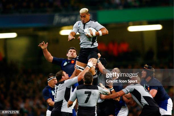 Jerry COLLINS - - France / Nouvelle Zelande- 1/4 de Finale de Coupe du Monde - Cardiff,