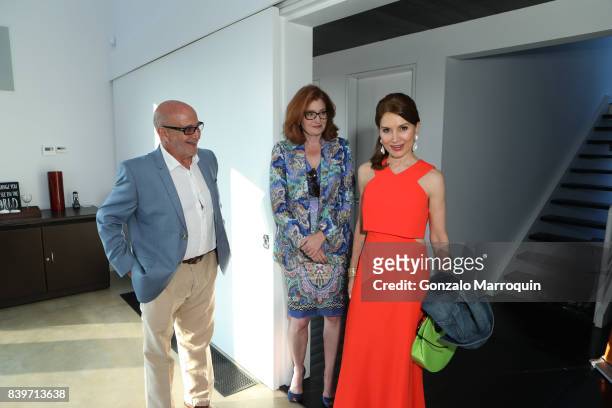 Francis Battista, Elizabeth Jensen and Jean Shafiroff attend the John Bradham and Jean Shafiroff Host Cocktails for Best Friends Animal Society at...