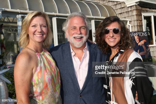 Anne Chaisson, Randy Mastro and Lily Singer attend the Hamptons International Film Festival SummerDocs Series Screening of ICARUS on August 26, 2017...