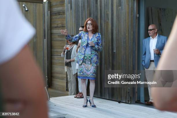 Elizabeth Jensen attends the John Bradham and Jean Shafiroff Host Cocktails for Best Friends Animal Society at Private Residence on August 26, 2017...