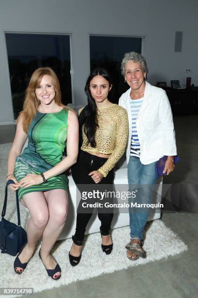 Jill Carnegie, Elizabeth Shafiroff and Dorothy Frankel attend the John Bradham and Jean Shafiroff Host Cocktails for Best Friends Animal Society at...
