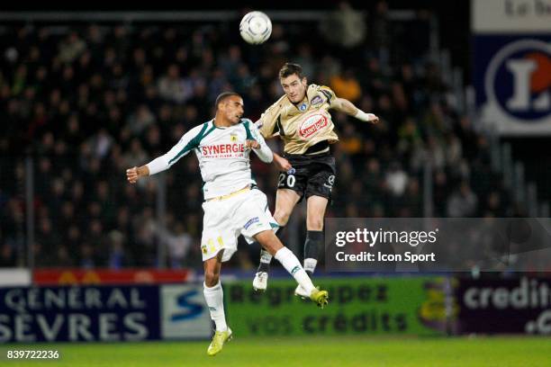 Aurelien CAPOUE / Romain VINCELOT - - Niort / Nantes - 13eme journee de Ligue 2 -