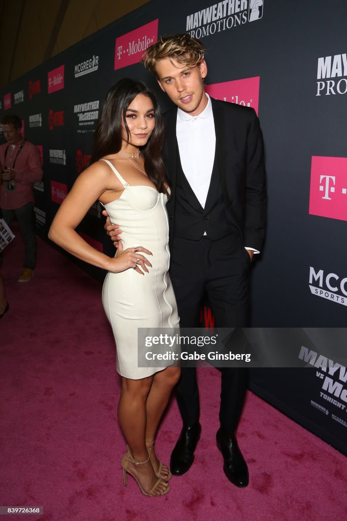 "SHOWTIME, WME|IMG, and MAYWEATHER PROMOTIONS VIP Pre-Fight Party Arrivals on the T-Mobile Magenta Carpet For "Mayweather VS McGregor"