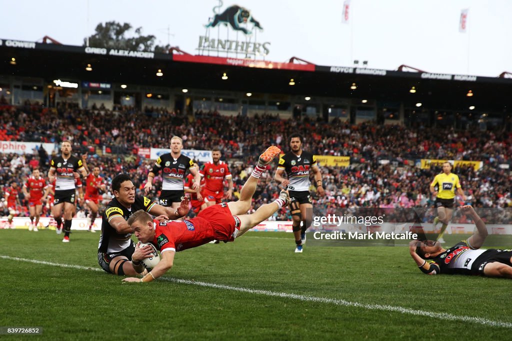 NRL Rd 25 - Panthers v Dragons