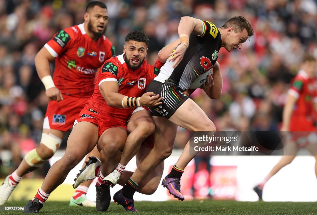 NRL Rd 25 - Panthers v Dragons