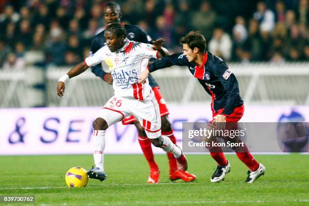 Joel NGUEMO / Jeremy CLEMENT - - PSG / Nancy - 14eme journee de Ligue 1 -