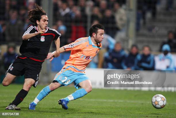 Yossi BENAYOUN / Mathieu VALBUENA - - Marseille / Liverpool - Champions League,