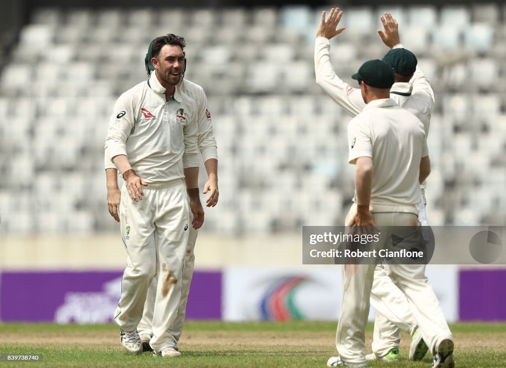 Bangladesh v Australia - 1st Test: Day 1