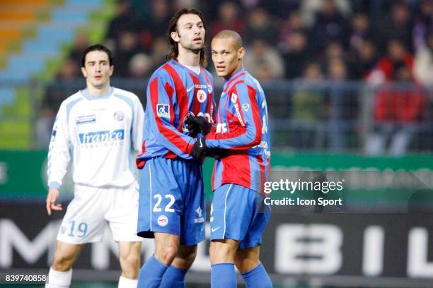 Cedric HENGBART / Yoan GOUFFRAN - - Caen / Strasbourg - 19eme journee de Ligue 1 - ,