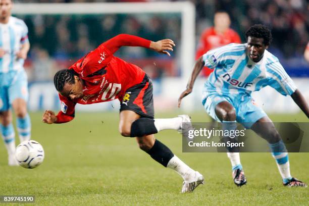 Jimmy BRIAND / Leyti NDIAYE - - Rennes / Marseille - 20eme journee de L1 - ,