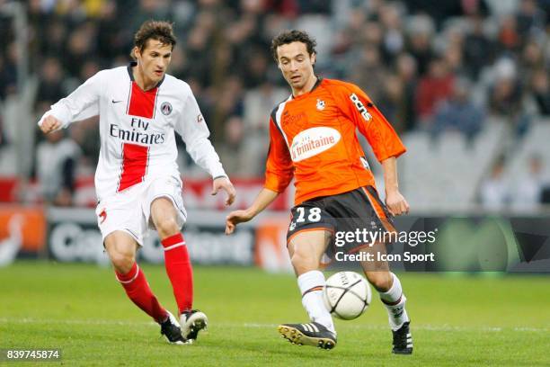 Jeremy CLEMENT / Yohan HAUTCOEUR - - Lorient / PSG - 21eme journee de Ligue 1 - ,