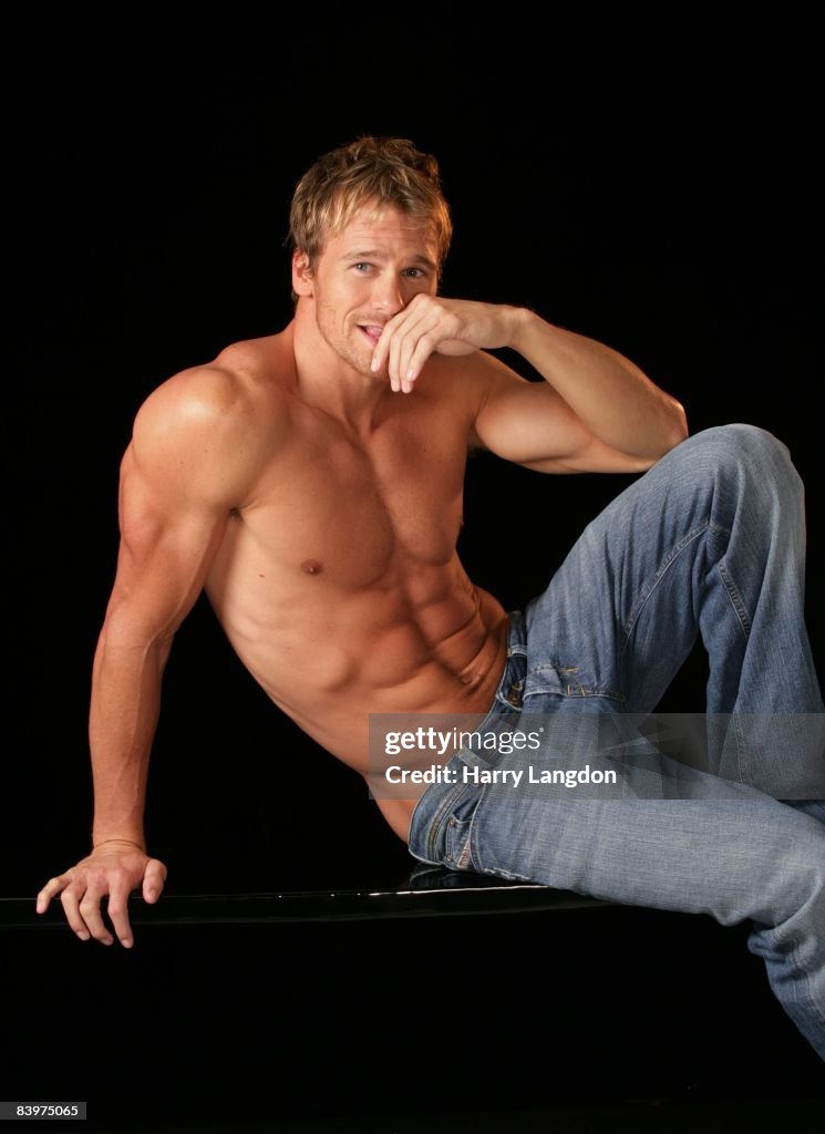 Actor Rusty American model and actor Rusty Joiner poses for a portrait in 2004 in ...