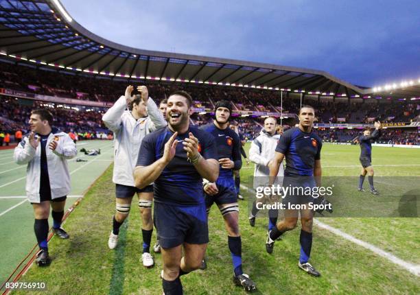 Lionel FAURE / Julien BONNAIRE / Thierry DUSAUTOIR - - Ecosse / France - Tournoi de Six Nations,