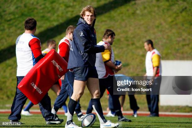 Aurelien ROUGERIE - - Entrainement de l equipe de France a Marcoussis - Tournoi des 6 nations 2008,