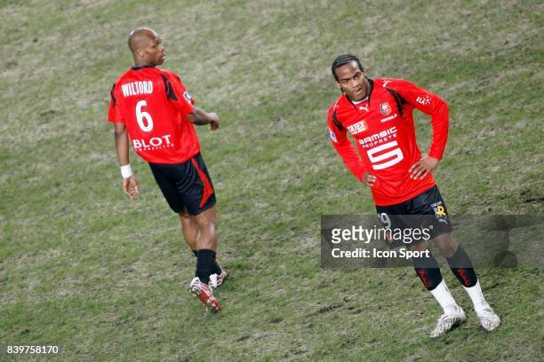 Sylvain WILTORD / Jimmy BRIAND - - Rennes / Auxerre - 24eme Journee de Ligue 1 - ,